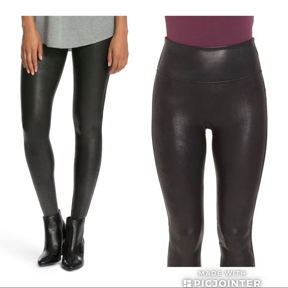 SPANX Pants - NWT SPANX Faux Leather Leggings 💃